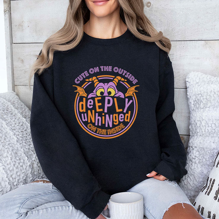 Cute On The Outside Deeply Unhinged On The Inside T Shirt
