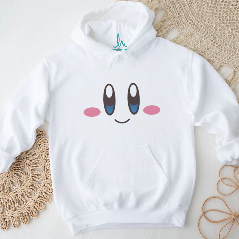Cute Pink Character Face Minimalist Graphic T Shirt