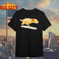Cute Running Dog Art Print T-Shirt