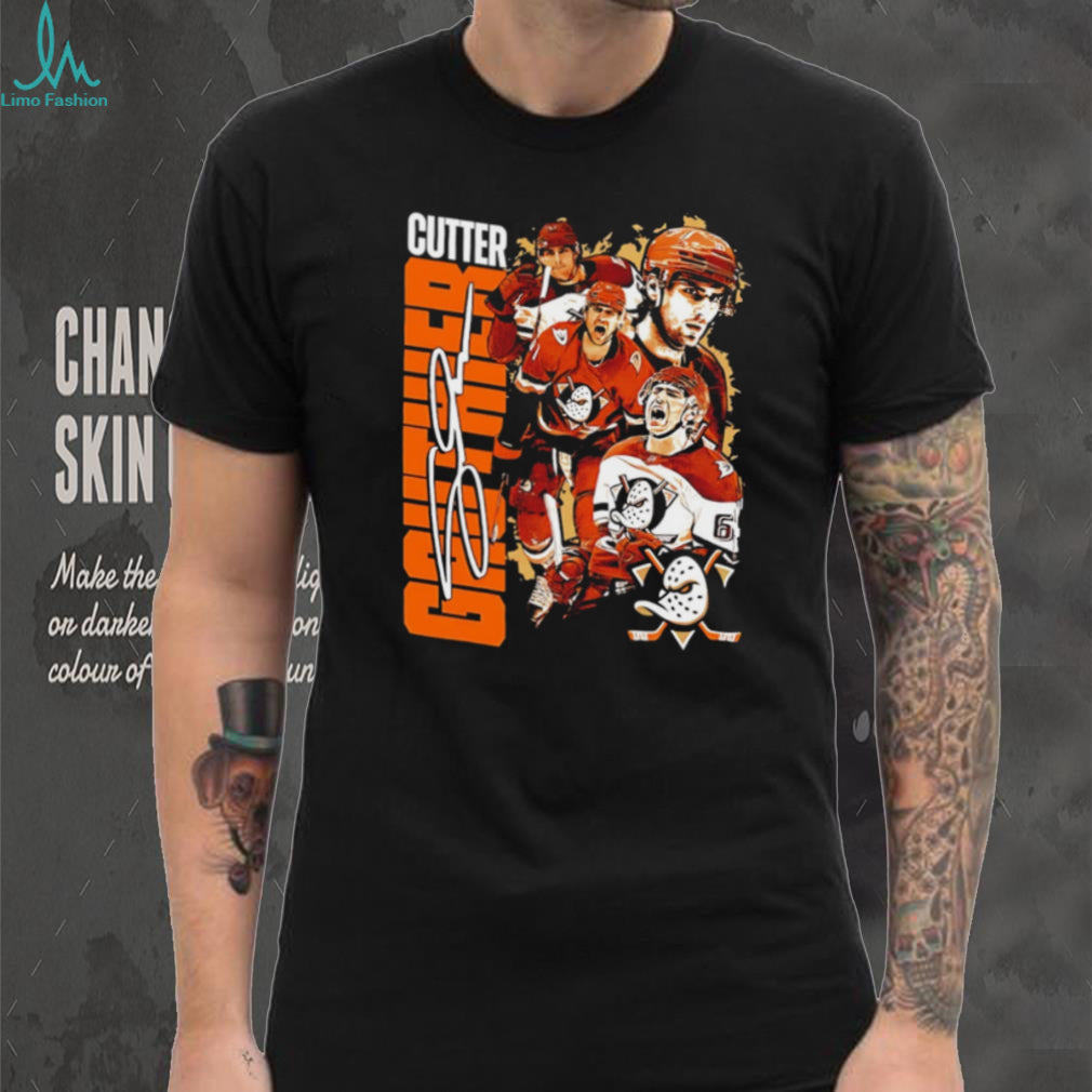Cutter Gauthier Anaheim Ducks Signature Series NHL Hockey Fan Gear T Shirt