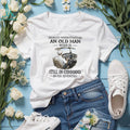 Never Underestimate An Old Man Who Is Still In Command Pilot 70s T Shirt
