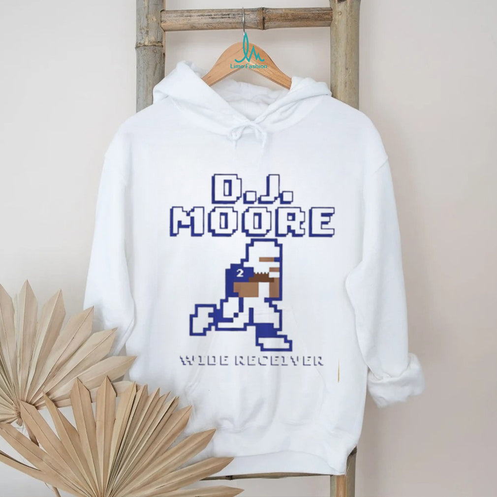 DJ Moore Wide Receiver 8 Bit Pixel Art Football T Shirt