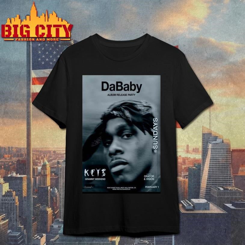 DaBaby Los Angeles, CA February 1 2026 Concert Poster Shirt