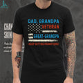 Dad Grandpa Veteran Great Grandpa I Keep Getting Promotions Shirt (2)