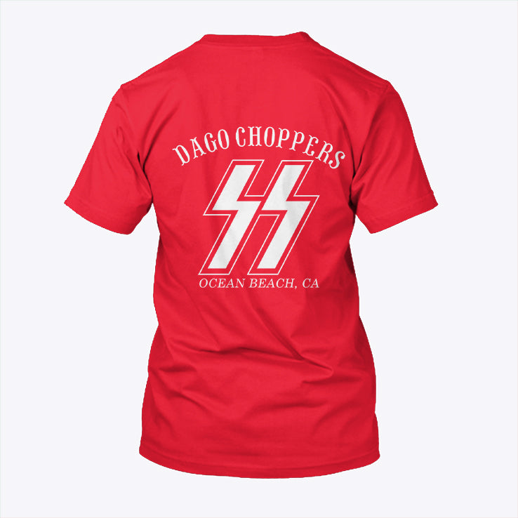 Dago Choppers Ocean Beach CA T Shirt