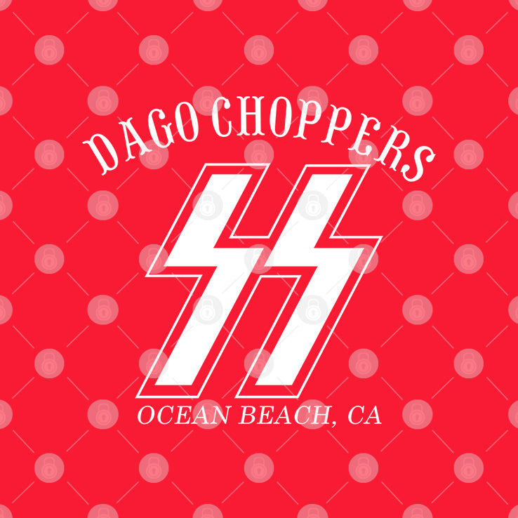 Dago Choppers Ocean Beach CA T Shirt