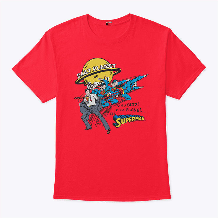 Daily Planet Clark Kent It’s A Bird It’s A Plane It’s Superman Shirt