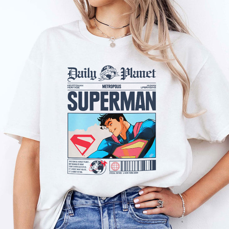 Daily Planet Superman T Shirt