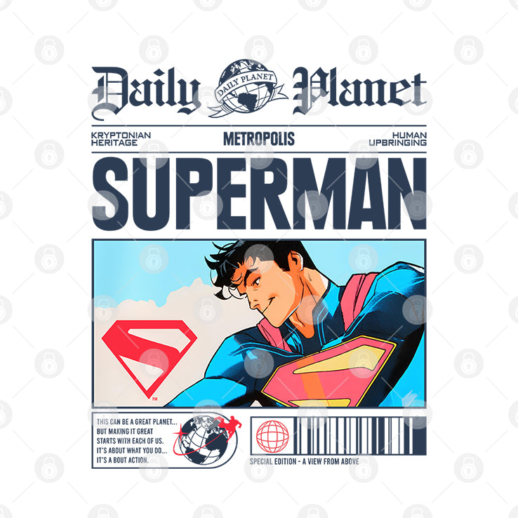 Daily Planet Superman T Shirt