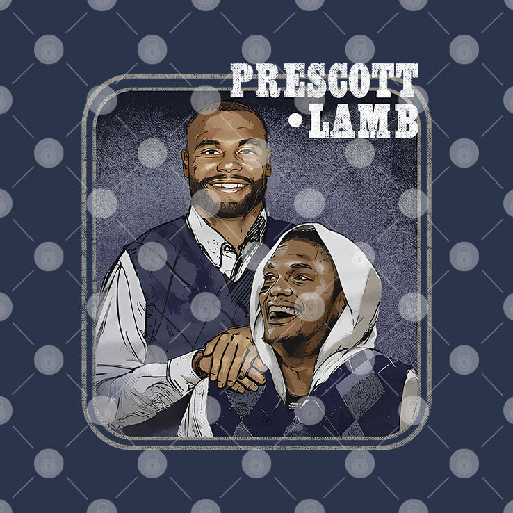 Dak Prescott And CeeDee Lamb Dallas Cowboys Step Brothers T Shirt