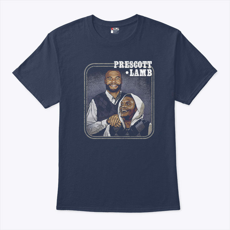 Dak Prescott And CeeDee Lamb Dallas Cowboys Step Brothers T Shirt