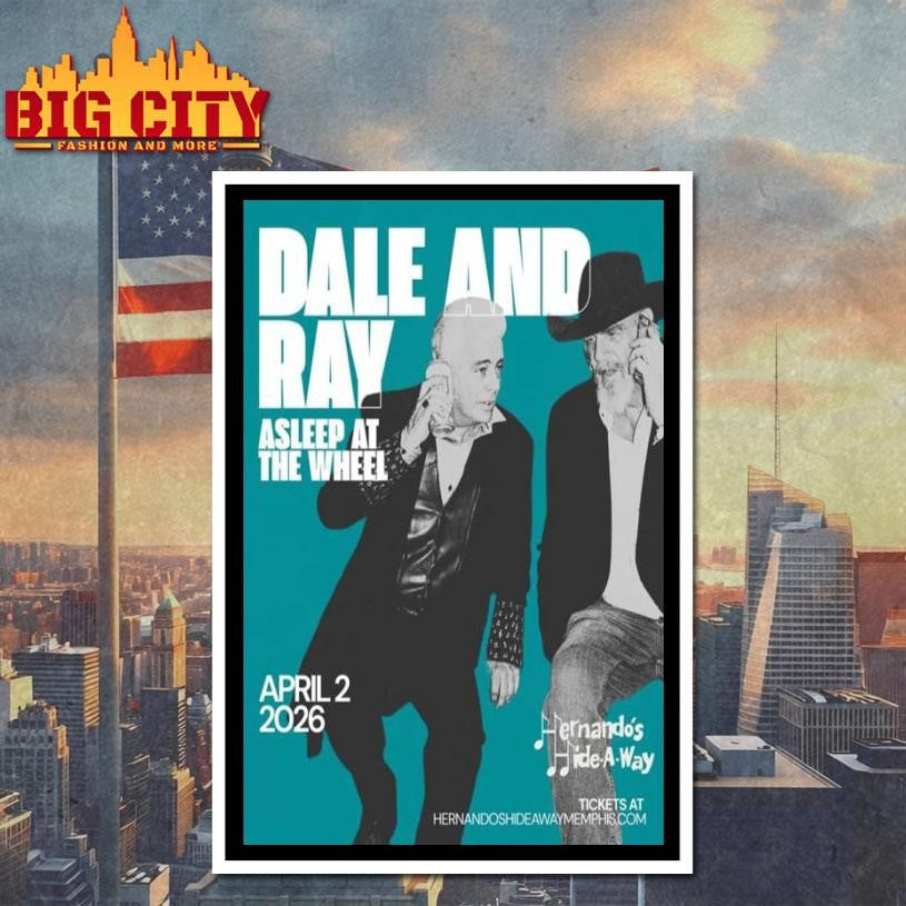 Dale And Ray Asleep At The Wheel April 2 2026 Concert Poster Shirt