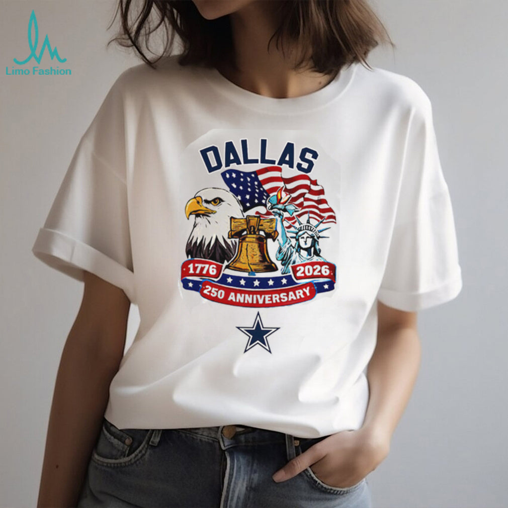 Dallas Cowboys 250th Anniversary American Independence 1776 2026 Custom Jersey T Shirt