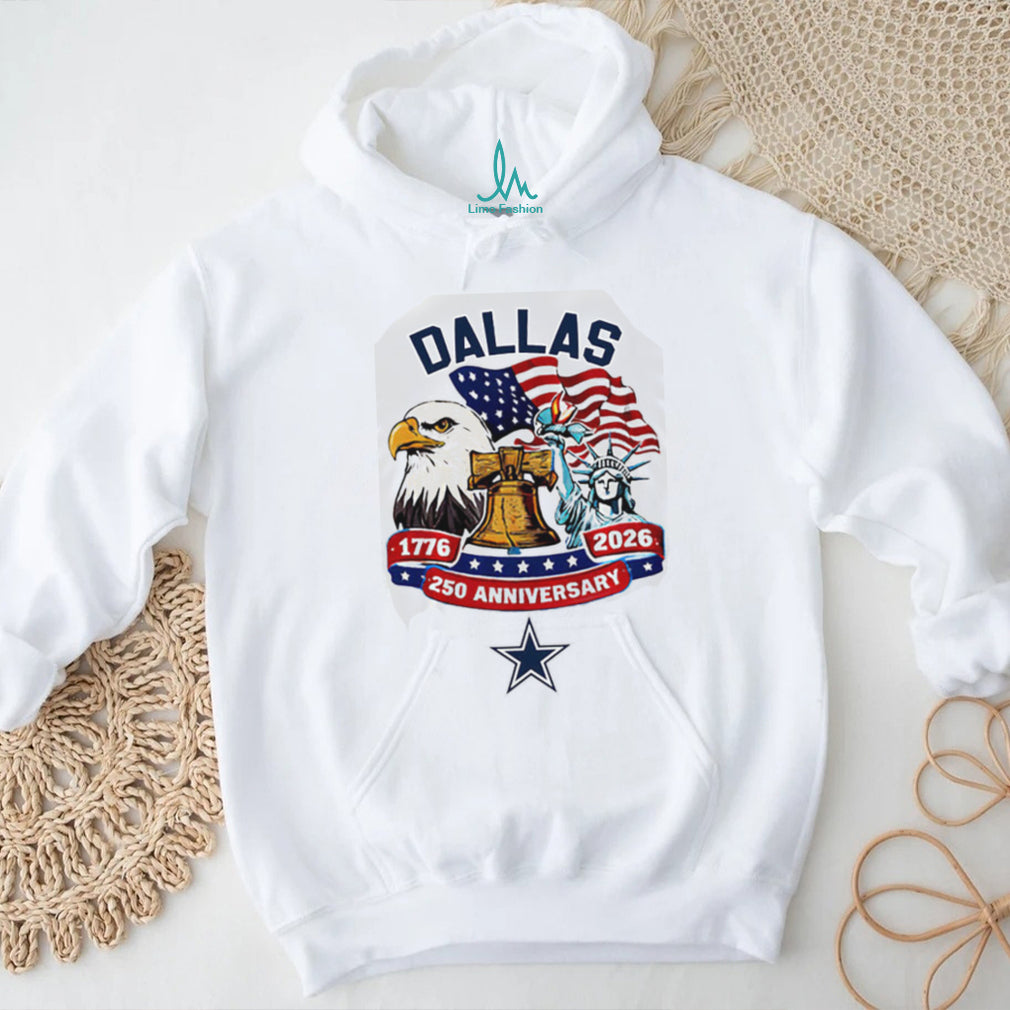 Dallas Cowboys 250th Anniversary American Independence 1776 2026 Custom Jersey T Shirt
