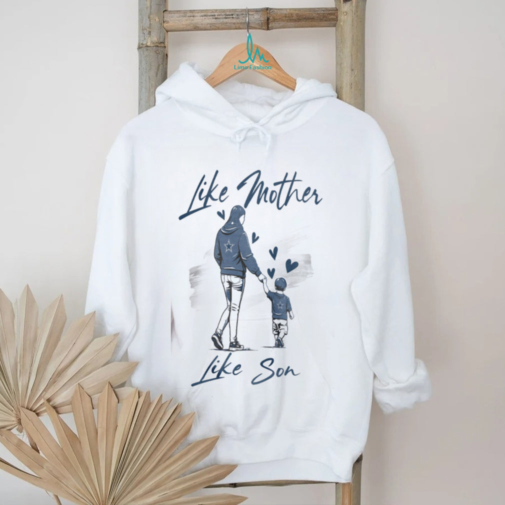 Dallas Cowboys Mom Life T Shirt, Mother and Son Cowboys Game Day Apparel