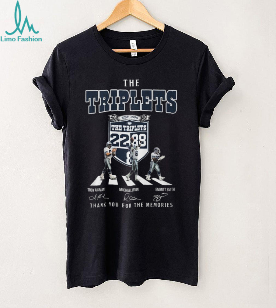 Dallas Cowboys The Triplets Troy Aikman Michael Irvin Emmitt Smith Shirt