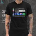 Dallas Texas Sports Team American Flag Grunge T Shirt