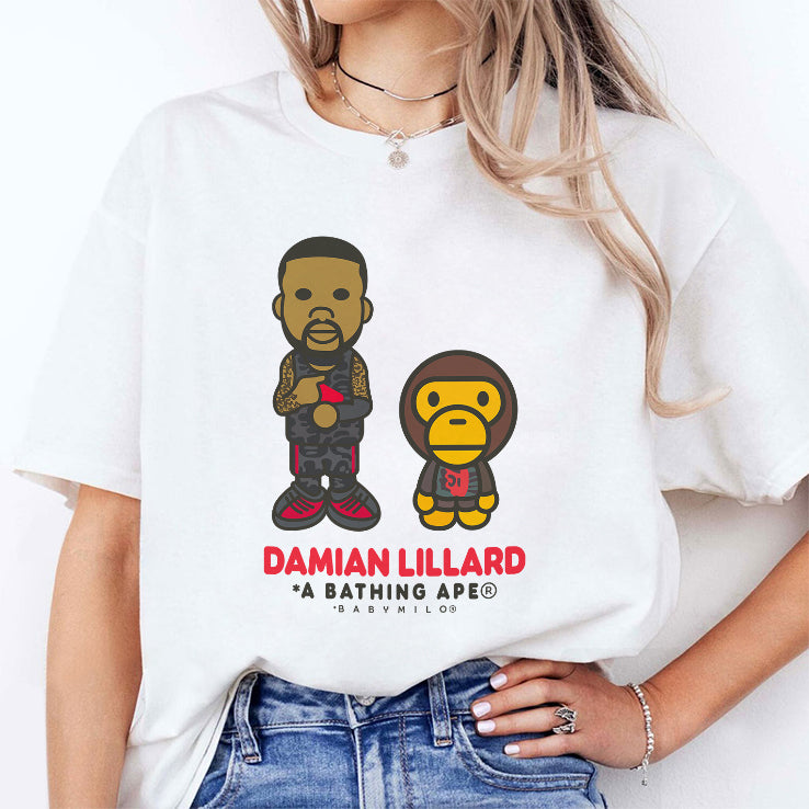 Damian Lillard x A Bathing Ape Baby Milo Shirt
