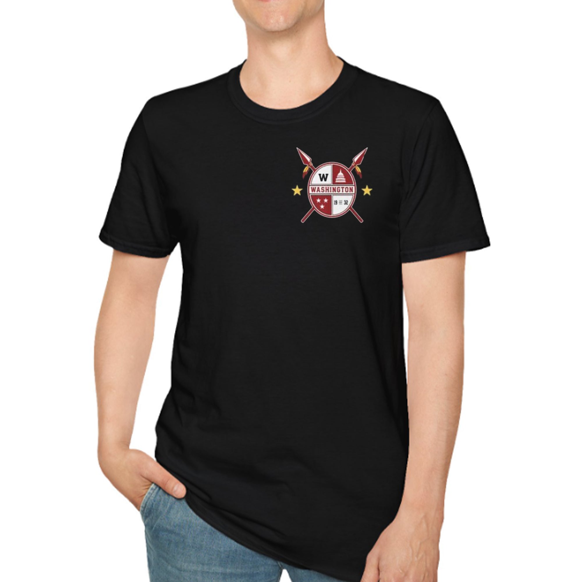Dan Quinn With Washington Commanders 19=32 Shirt