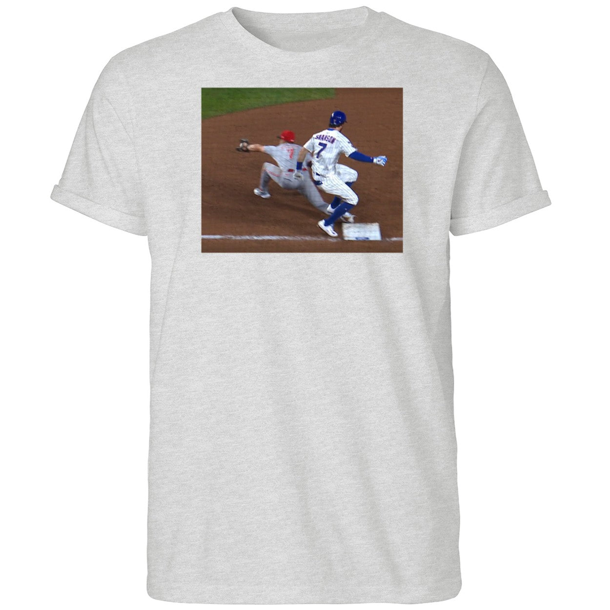 Dansby Swanson Mis-stepped First Base Shirt