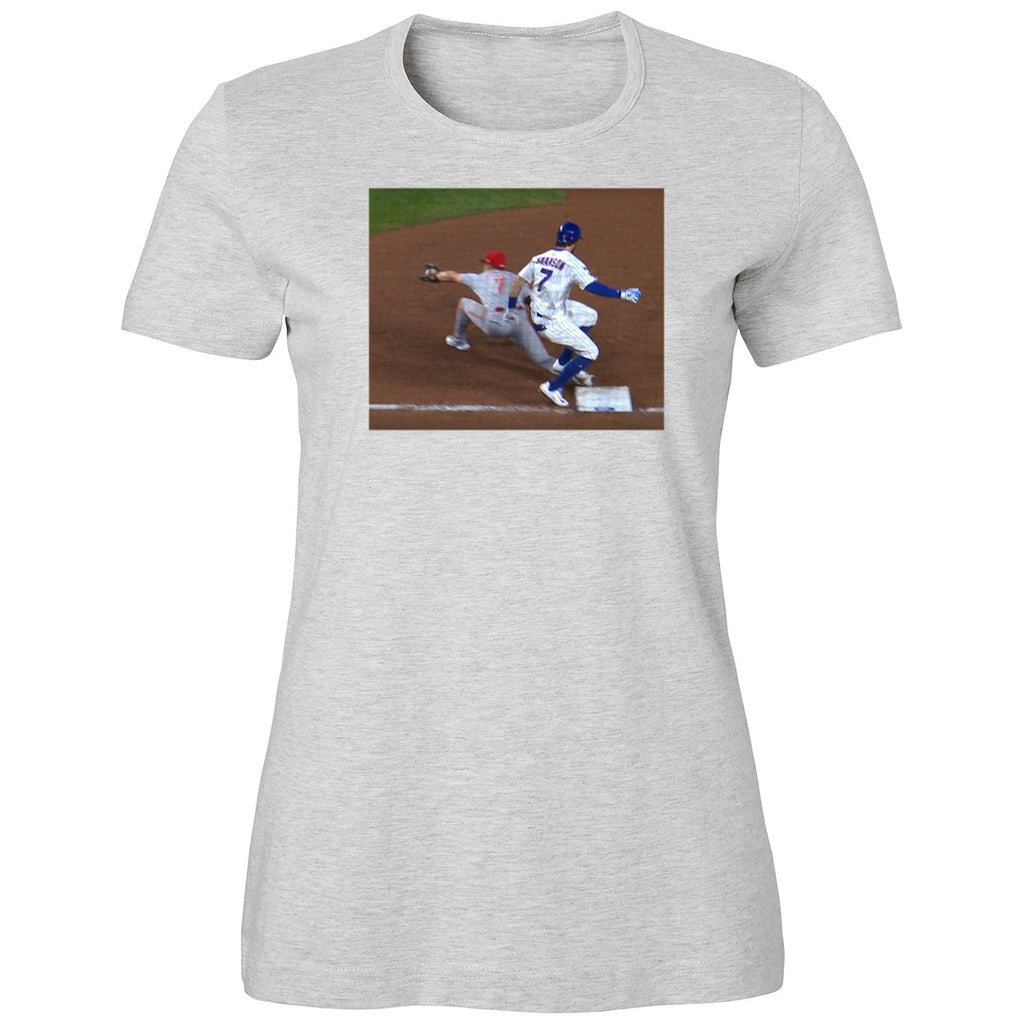 Dansby Swanson Mis-stepped First Base Shirt