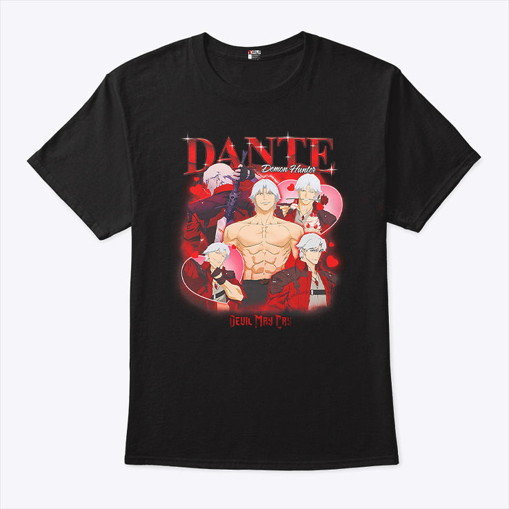 Dante Demon Hunter Devil May Cry T Shirt