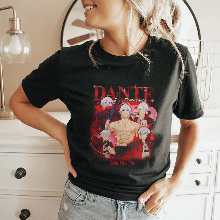 Dante Demon Hunter Devil May Cry T Shirt