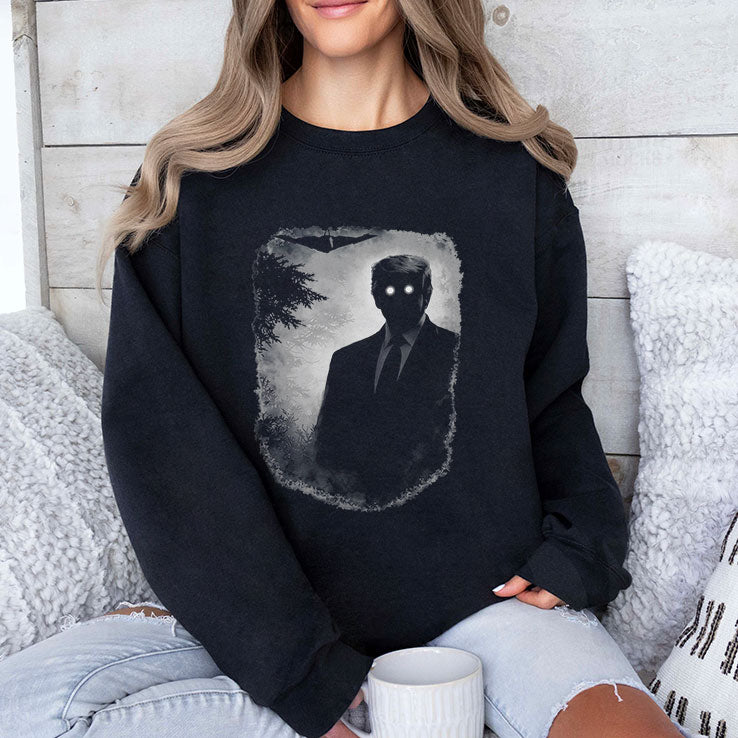 Dark Shadow Figure Mysterious Silhouette Trump Shirt