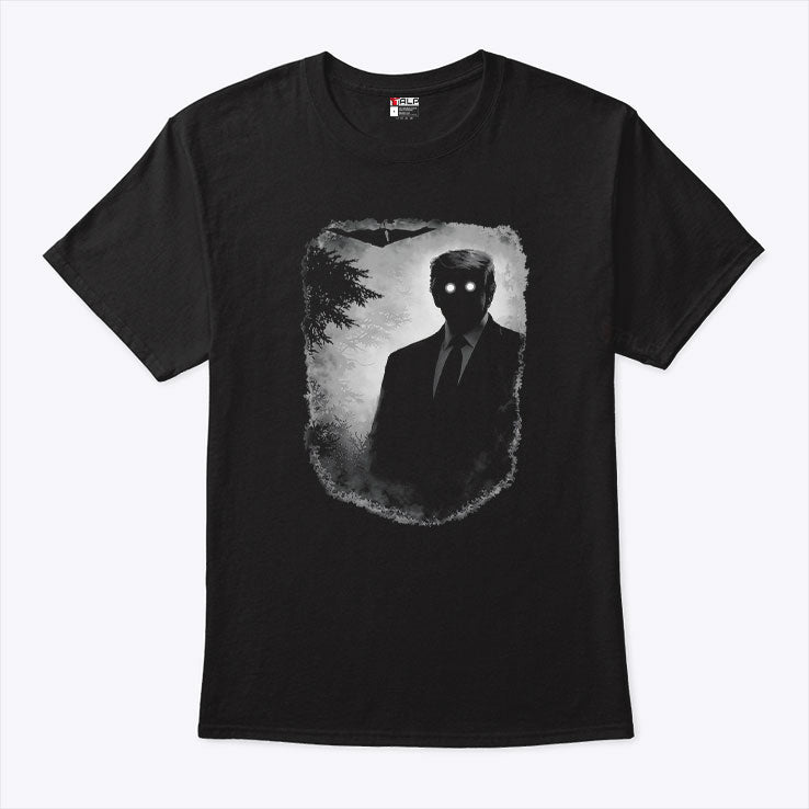 Dark Shadow Figure Mysterious Silhouette Trump Shirt