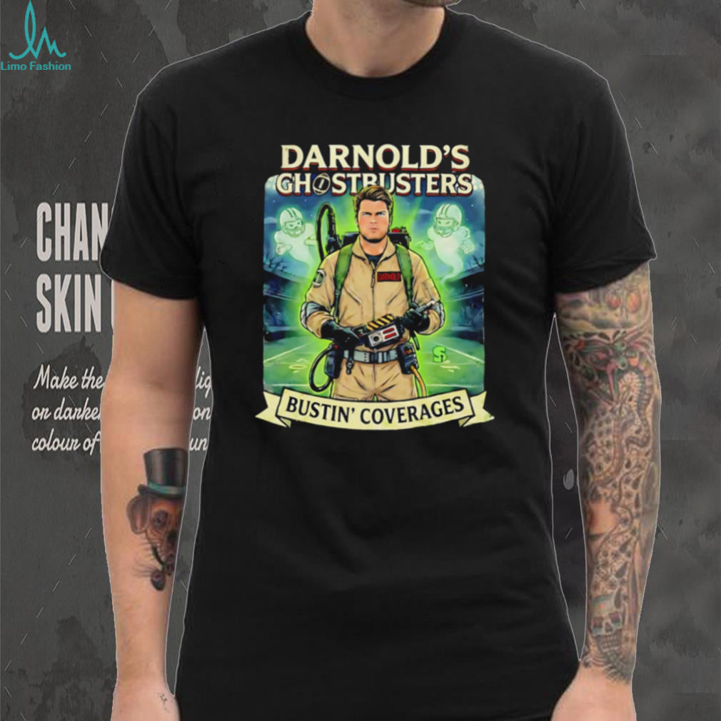 Darnold’s Ghostbusters Bustin’ Coverages Football Parody T Shirt
