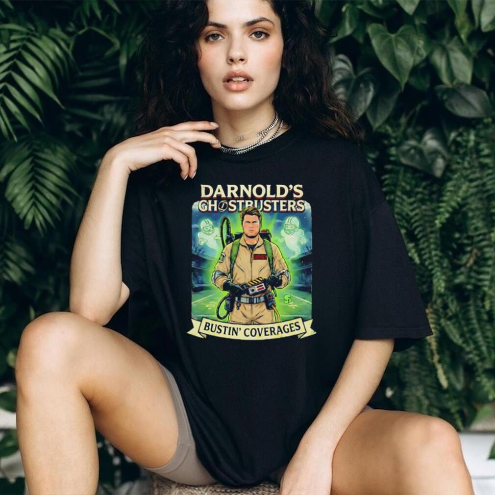 Darnold’s Ghostbusters Bustin’ Coverages Football Parody T Shirt