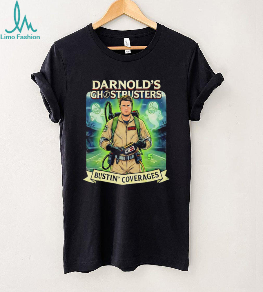 Darnold’s Ghostbusters Bustin’ Coverages Football Parody T Shirt