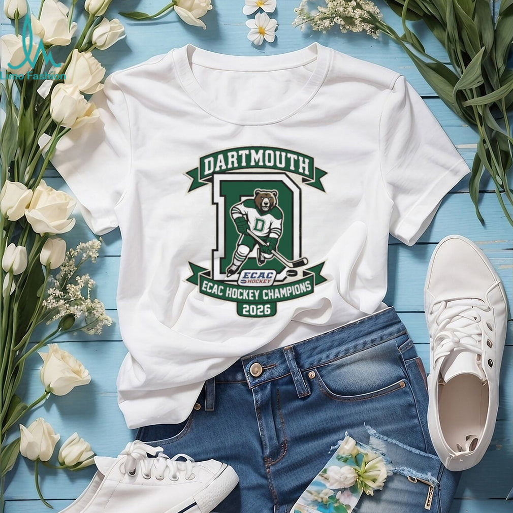 Dartmouth Big Green ECAC Hockey Champions 2026 Commemorative T Shirt