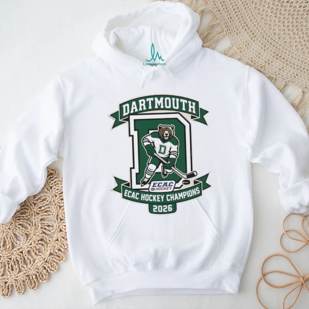 Dartmouth Big Green ECAC Hockey Champions 2026 Commemorative T Shirt
