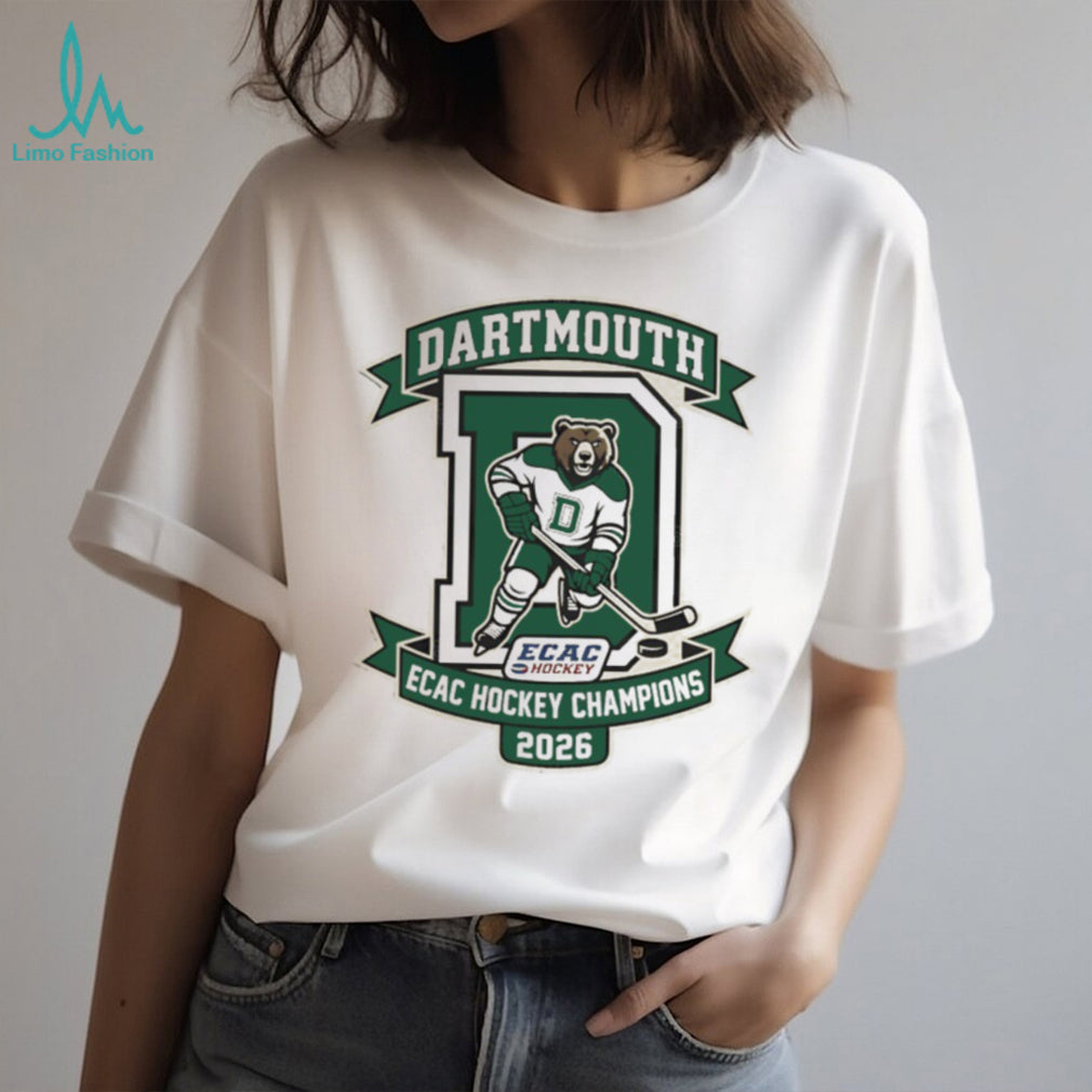 Dartmouth Big Green ECAC Hockey Champions 2026 Commemorative T Shirt