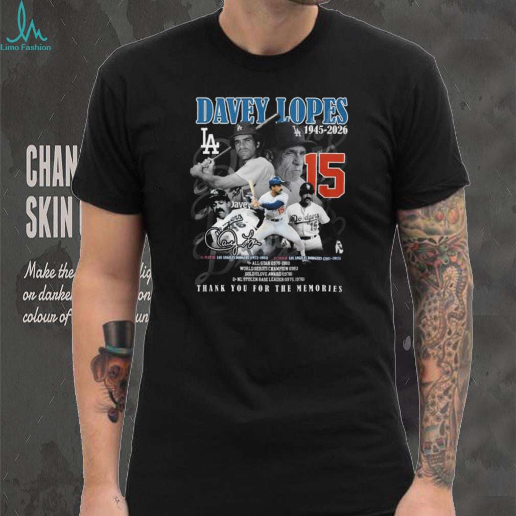 Davey Lopes Dodgers Legend Career Stats & Highlights Fan T Shirt