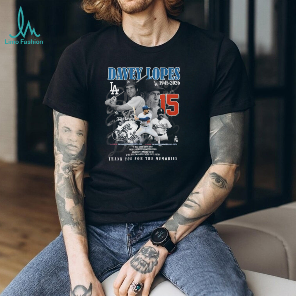 Davey Lopes Dodgers Legend Career Stats & Highlights Fan T Shirt