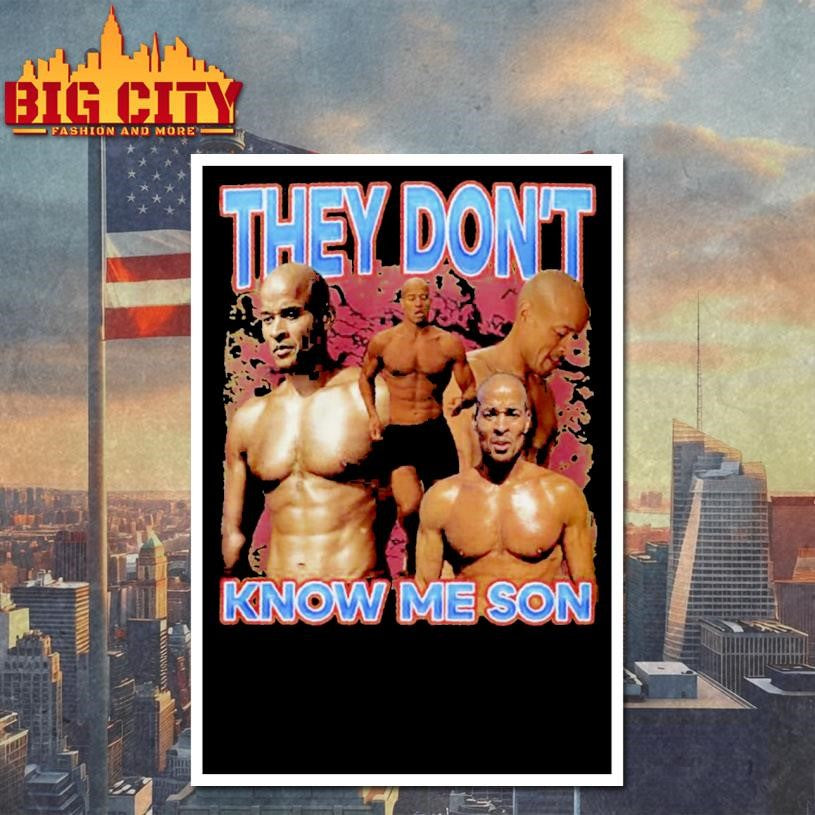 David Goggins They Dont Know Me Son Shirt