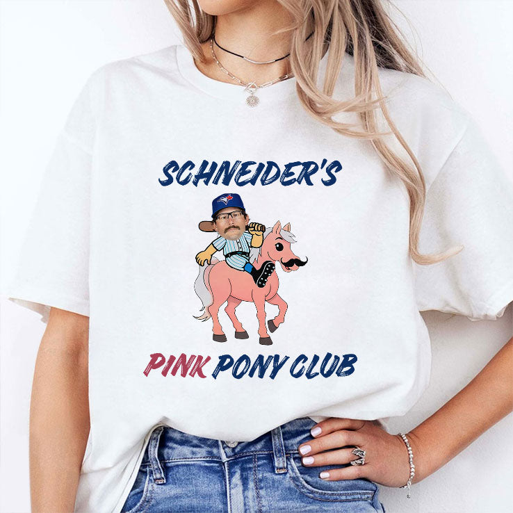 Davis Schneider’s Pink Pony Club T Shirt