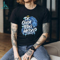 De quem terei medo wolf illustration shirt