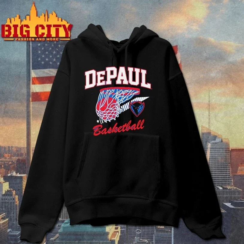 DePaul Blue Demons Throwback Basketball t-shirt