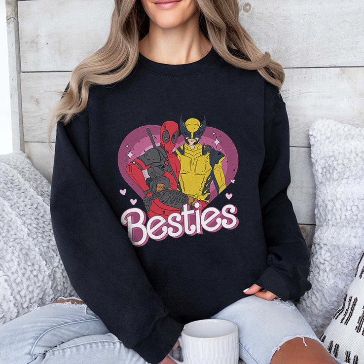 Deadpool Wolverine Besties Forever T Shirt