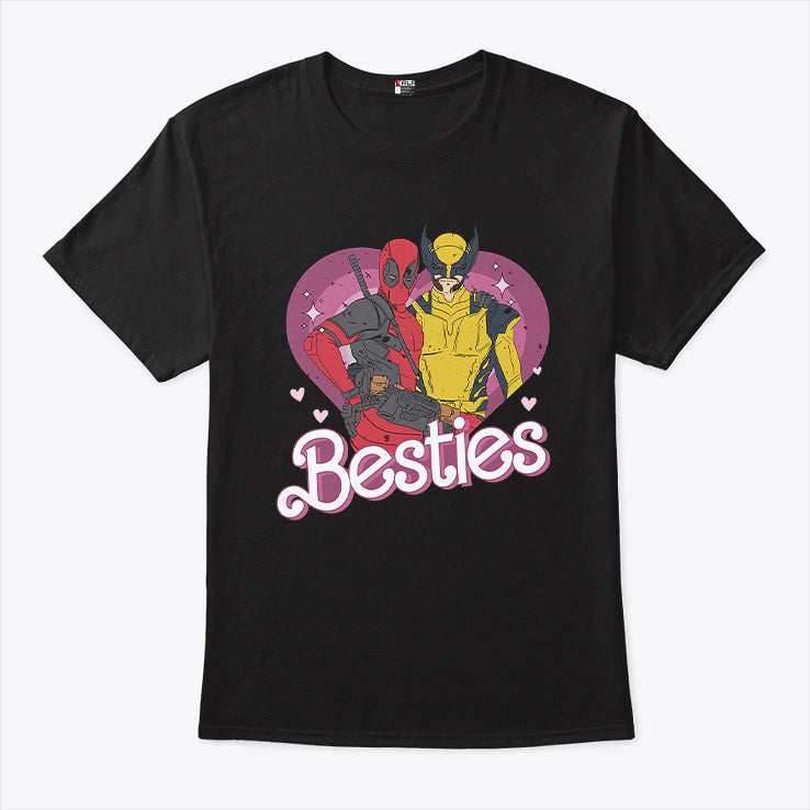 Deadpool Wolverine Besties Forever T Shirt