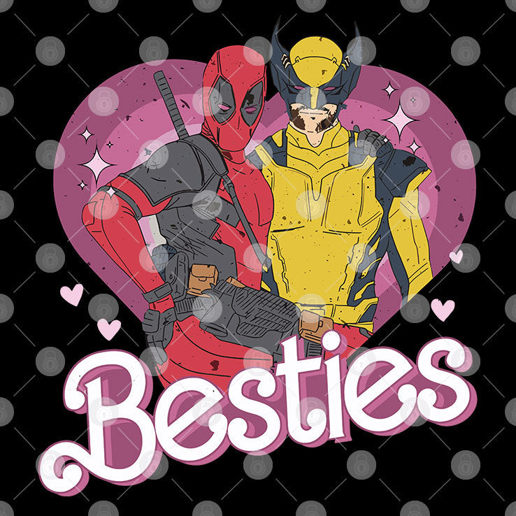 Deadpool Wolverine Besties Forever T Shirt