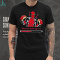 Deadpool Workout In Progress Eating Chimichangas Funny T Shirt
