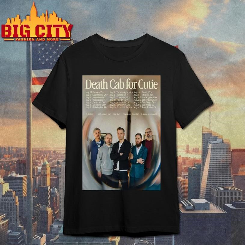 Death Cab For Cutie North America 2026 Tour Poster Shirt