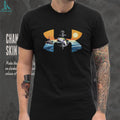 Deep Sea Fishing Offshore Tuna & Anchor Graphic T Shirt