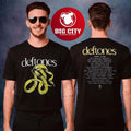 Deftones Merch EU UK Tour 2026 Golden Snake Time Dates Two Sided Shirt