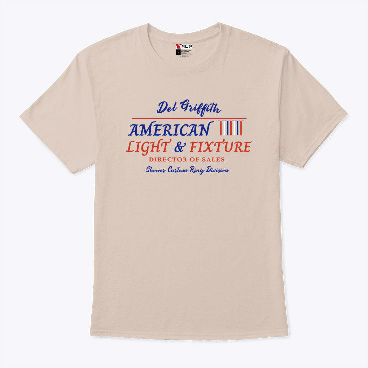 Del Griffith American Light And Fixture Director Of Sales Shower Curtain Ring Division Shirt