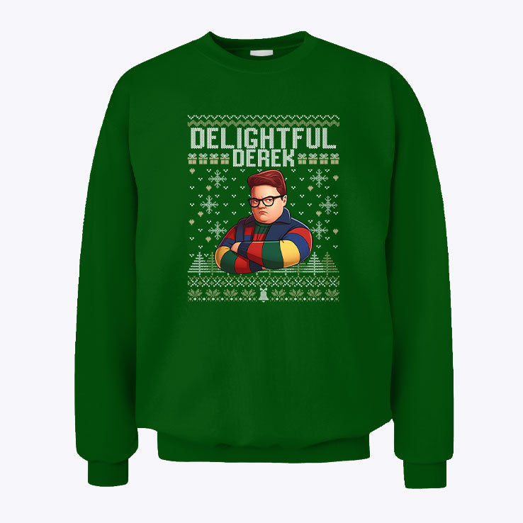 Delightful Derek Christmas Sweatshirt